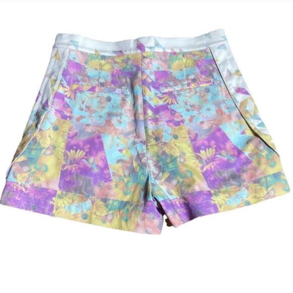 Tibi Velocity Prismatic Print High Rise Shorts NWOT - Picture 5 of 9